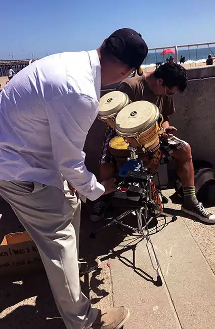 Beach tribute for the Fallen Soldiers of America David Haave 2022 -- David Haave